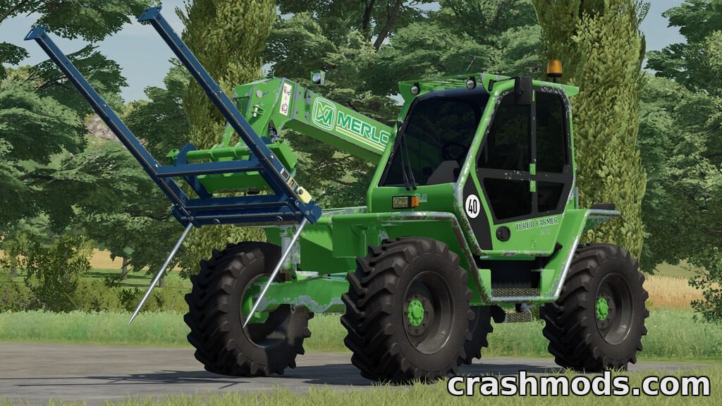 Bale Spike – Configurable Front Loader Bale Fork – screenshot 3