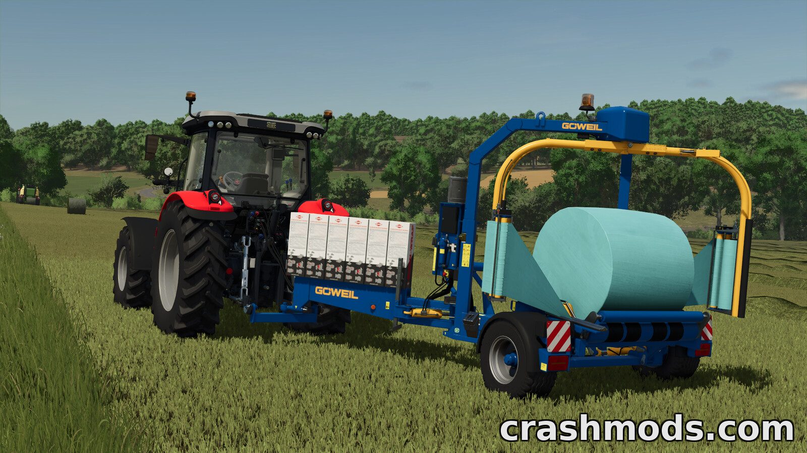 Bale Wrap Addon – Colored Wrap for Balers and Wrappers – screenshot 3