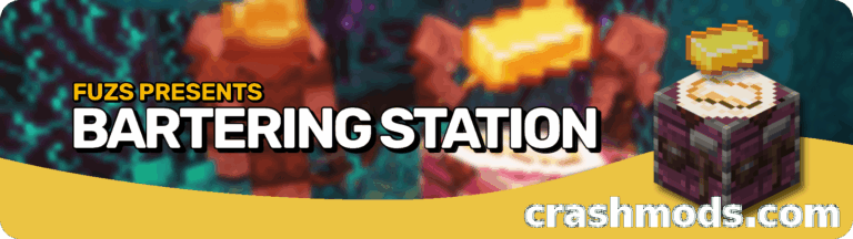 Bartering Station – Automated Piglin Gold Bartering Block Minecraft mod screenshot