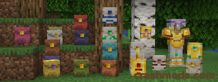 Beans Backpacks (Legacy) – Back Slot Backpacks with Dyeable and Ender Variants Minecraft mod screenshot