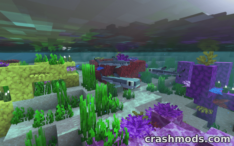 Ben’s Sharks – 26 New Ocean Mobs with Unique Items Minecraft mod screenshot