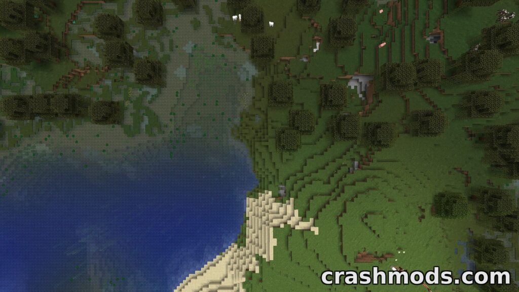 Better Biome Reblend – Smooth Biome Color Blending Minecraft mod screenshot