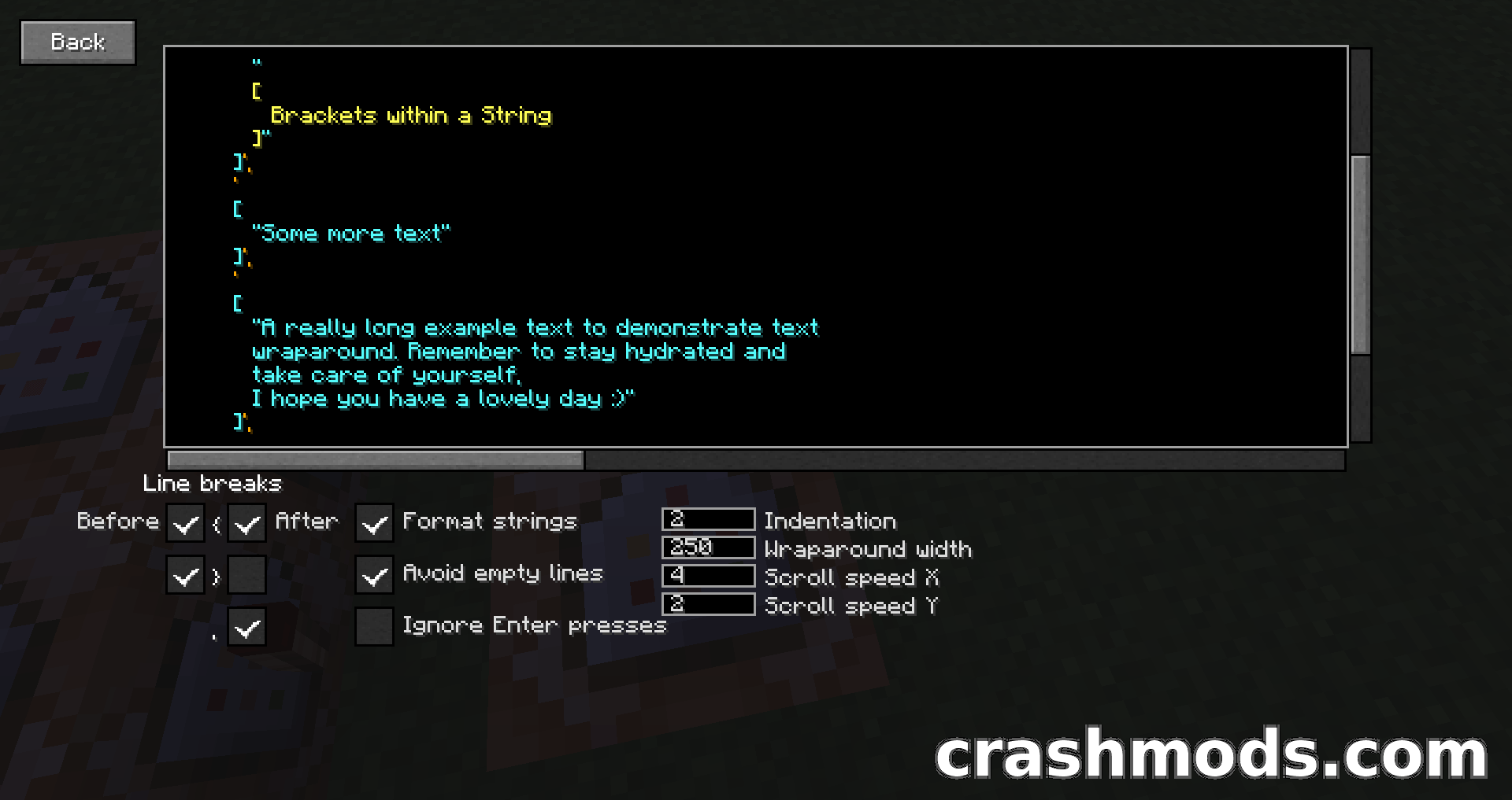 Better Command Block UI – Multi-Line Command Editor and Chain Navigation – screenshot 1