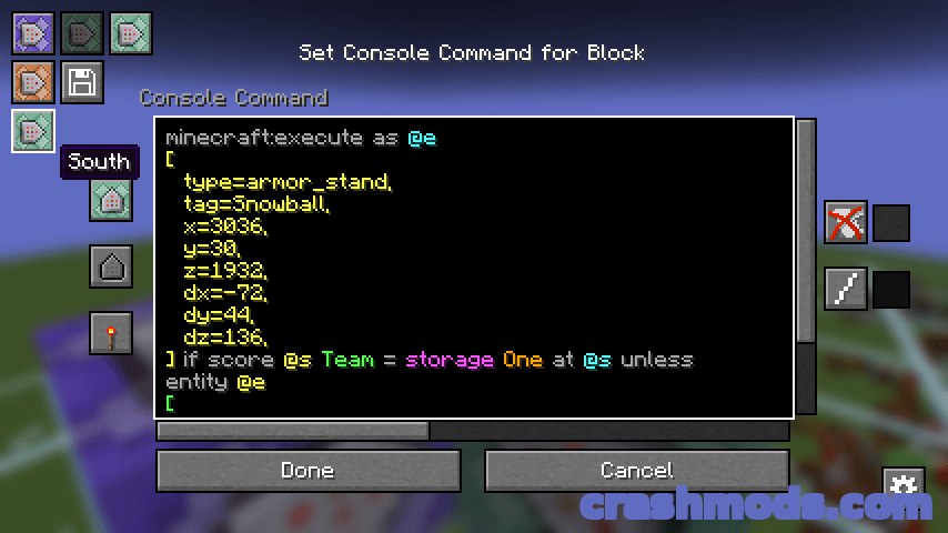 Better Command Block UI – Multi-Line Command Editor and Chain Navigation – screenshot 3
