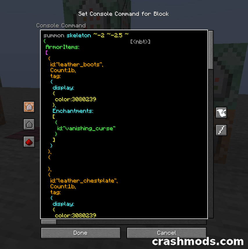 Better Command Block UI – Multi-Line Command Editor and Chain Navigation – screenshot 4