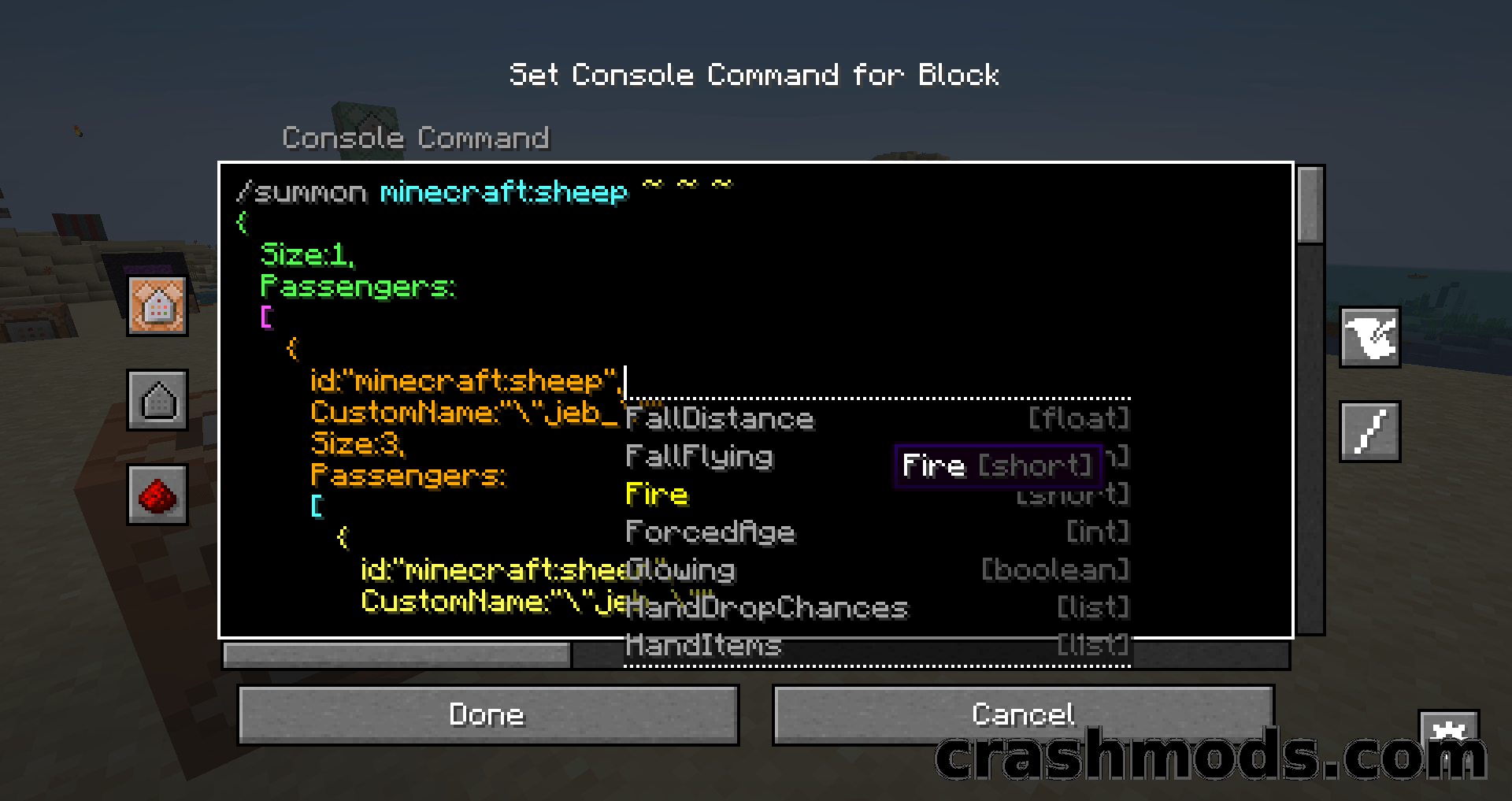 Better Command Block UI – Multi-Line Command Editor and Chain Navigation – screenshot 5