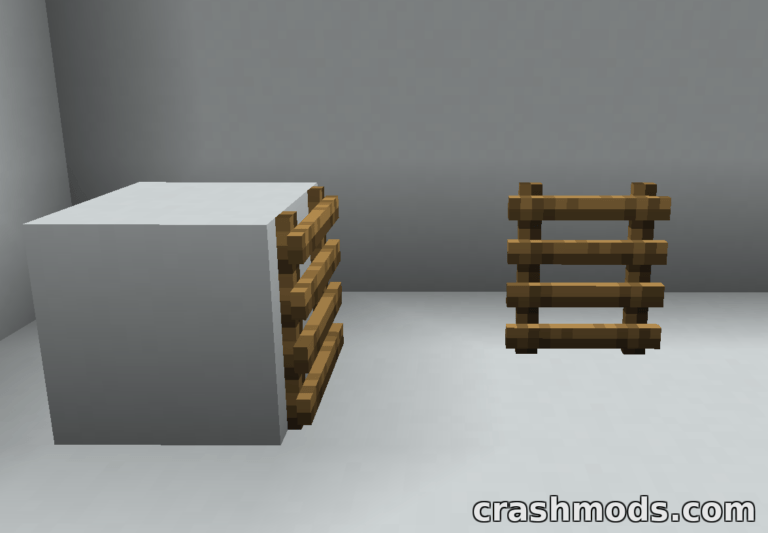 Better Ladders – Freestanding Ladders Without Supporting Blocks Minecraft mod screenshot