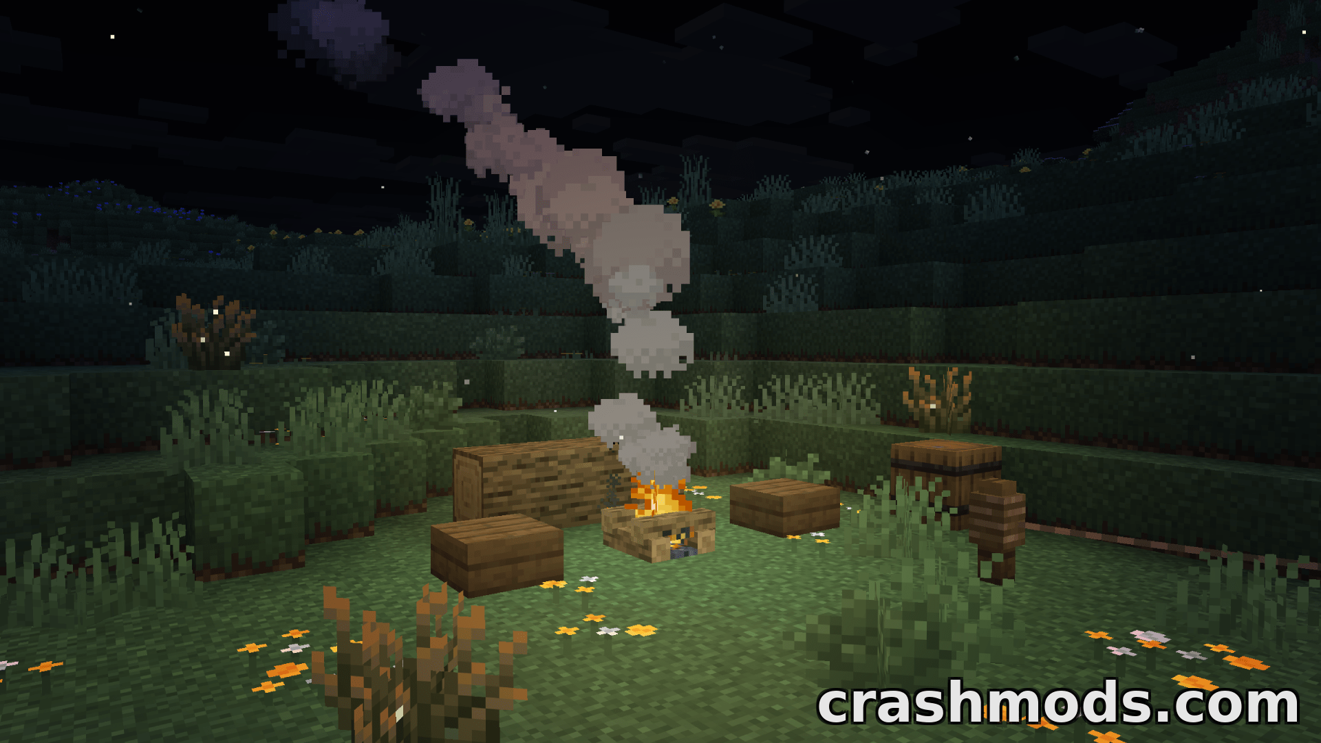 Better Smoke – Wind-Driven Campfire Smoke Particles – screenshot 5