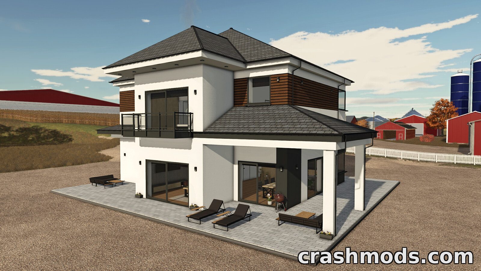 Big Modern House – Modern Farmhouse with Garage – screenshot 2