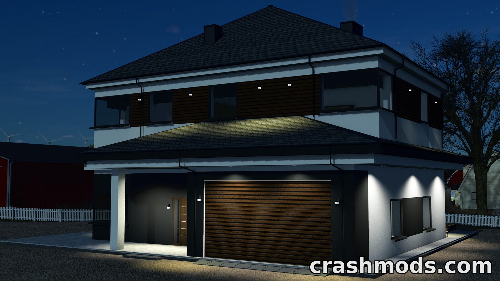 Big Modern House – Modern Farmhouse with Garage – screenshot 4