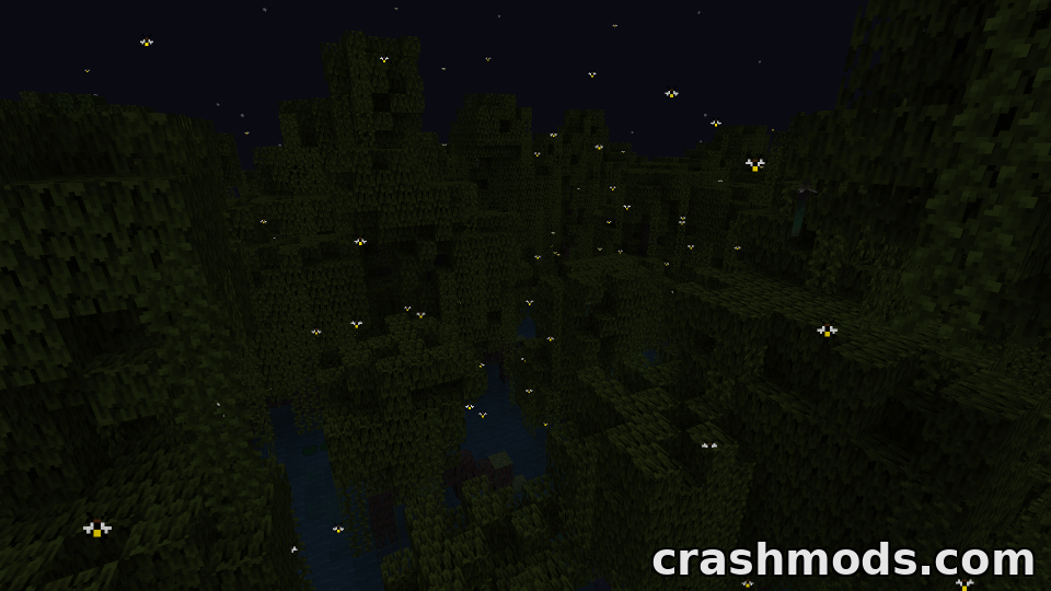 Biome Particle Weather – Particle-Based Weather with Wind and Sandstorms Minecraft mod screenshot