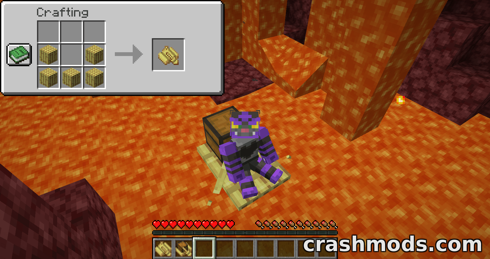 Blazing Bamboo – Fireproof Nether Bamboo with Blaze Rods and Lava Rafts – screenshot 4