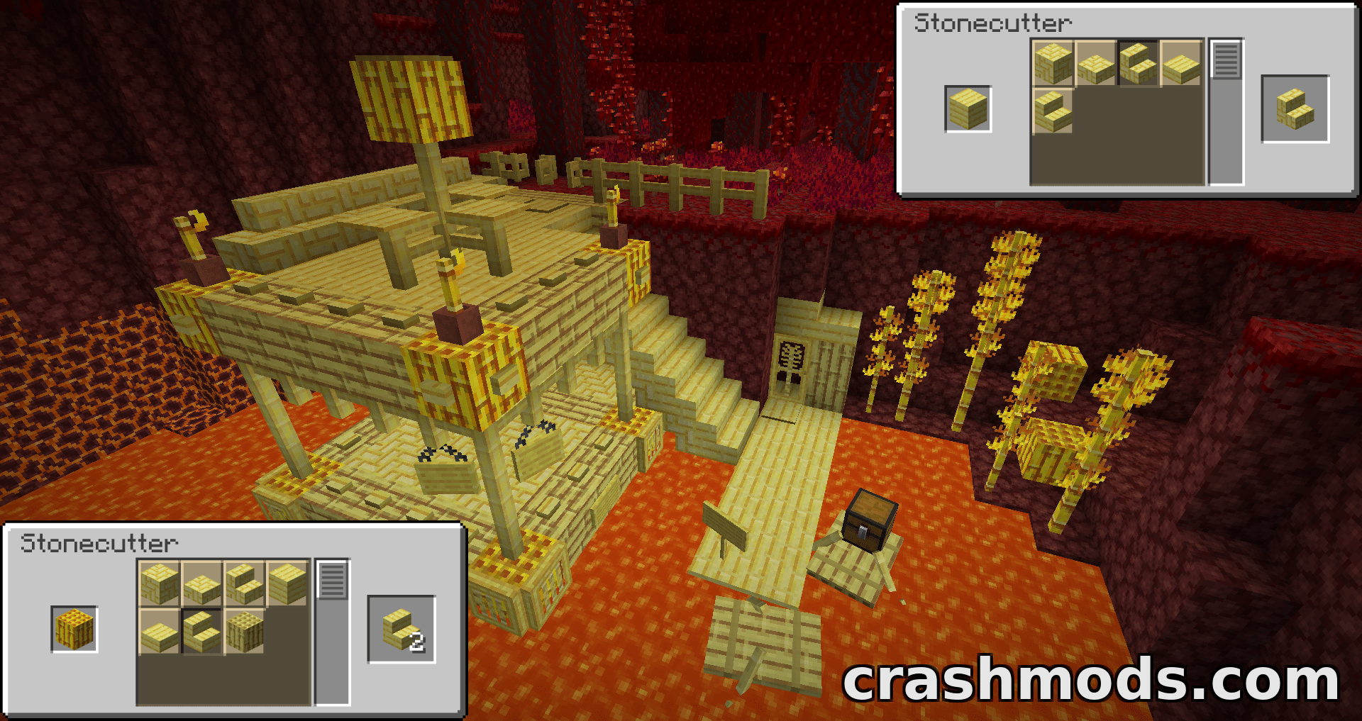 Blazing Bamboo – Fireproof Nether Bamboo with Blaze Rods and Lava Rafts – screenshot 6