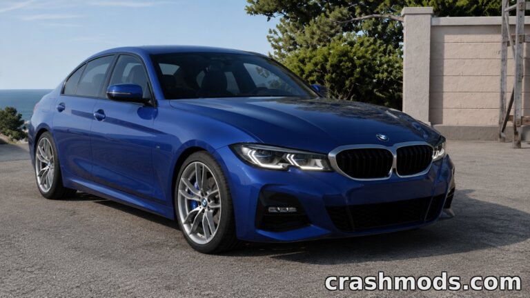 BMW G20 M340i / 330i Pack – 18 Configurations and CarPlay BeamNG.drive mod screenshot