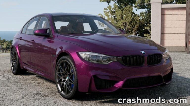 BMW M3 F80 2014-2018 – 16 Configurations and PBR BeamNG.drive mod screenshot