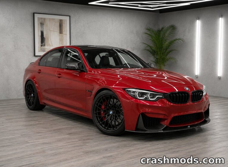 BMW M3 F80 F81 – 320i 340i Facelift with Engine Options BeamNG.drive mod screenshot
