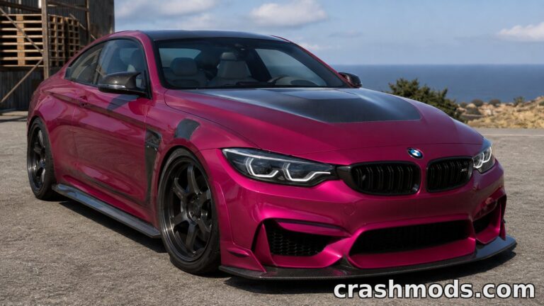BMW M4 F82 2020 – 20 Configurations and Custom Wheels BeamNG.drive mod screenshot