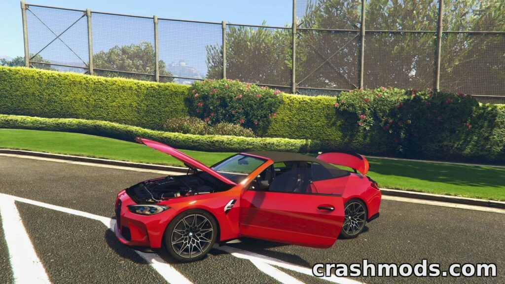 BMW M4 G83 Convertible – Add-On Car with Folding Roof Grand Theft Auto 5 mod screenshot