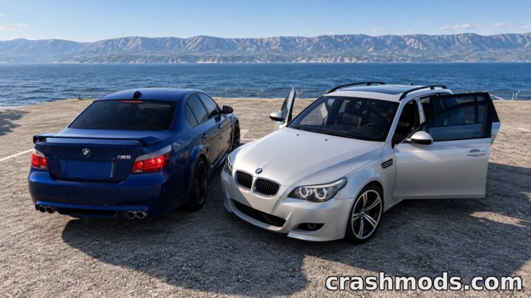 BMW M5 E60/E61 – 130 Configurations BeamNG.drive mod screenshot