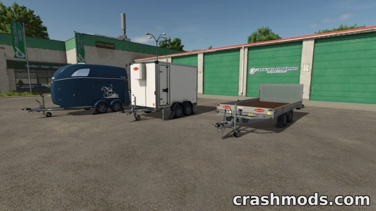 Boeckmann Trailer Pack – Three Trailers incl. Animal Transport Farming Simulator 25 mod screenshot