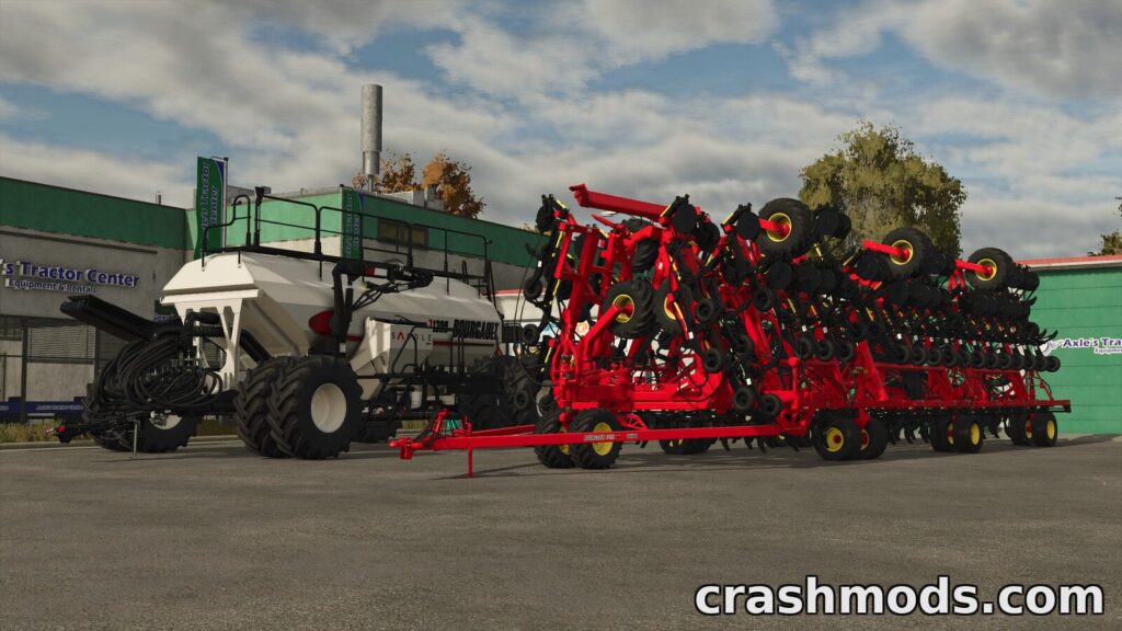 Bourgault 3420-100 Hoe Drill + 71300 Air Cart – 30.5 m Seeder Farming Simulator 25 mod screenshot