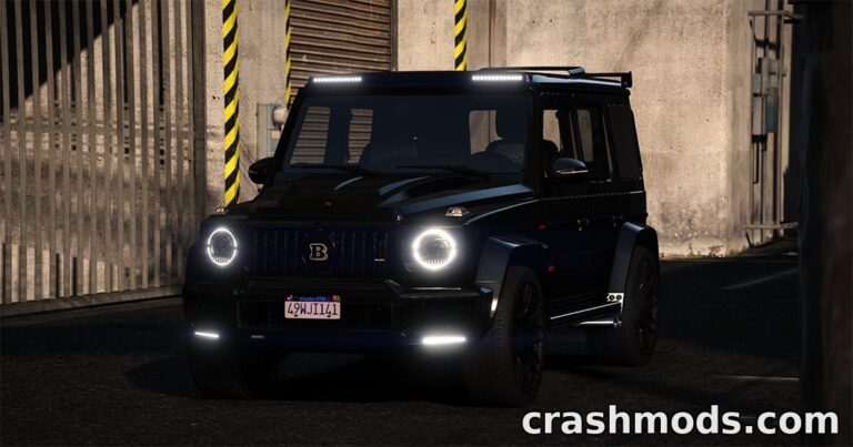Brabus G800 G-Class – Add-On Luxury SUV with Engine Bay Grand Theft Auto 5 mod screenshot
