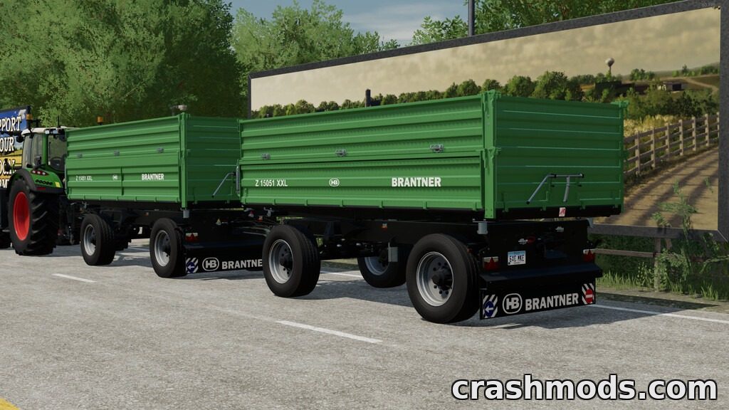 Brantner Z 15051/2 XXL – 16 m³ Tandem Tipper – screenshot 3