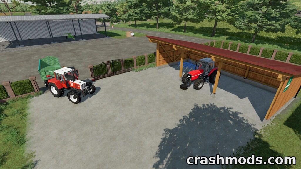 Brick Fence With Sliding Gates – Placeable Fence Pack – screenshot 3