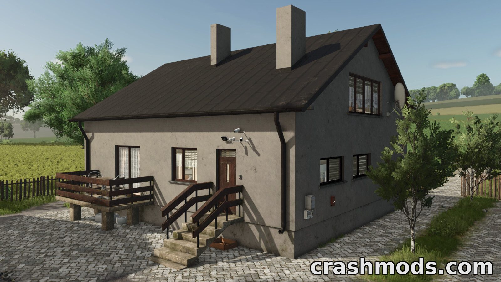 Buildings Package – Shed Garage Cowbarn and House – screenshot 4