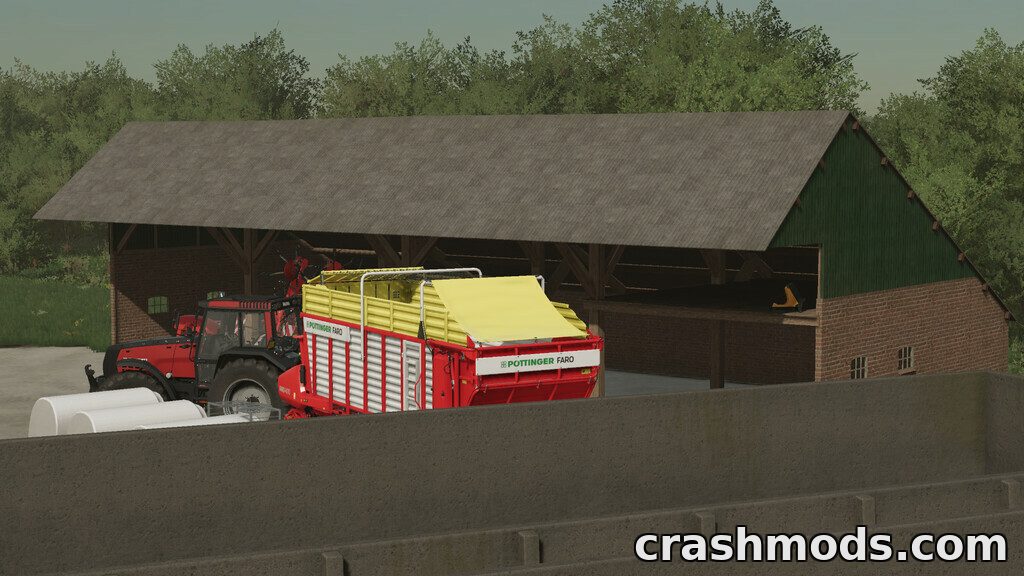 Bunker Silo – Realistic Silage Bunker Pack with Manure Heap – screenshot 6