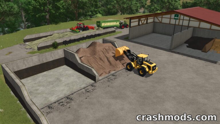 BunkerWallSet – Modular Bunker Wall Kit Farming Simulator 25 mod screenshot