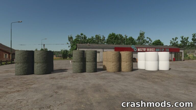 Buyable Bales Pack – Round and Square Bales from the Shop Farming Simulator 25 mod screenshot