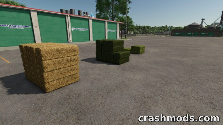 Buyable Small Square Bales – Straw Hay and Grass Farming Simulator 25 mod screenshot