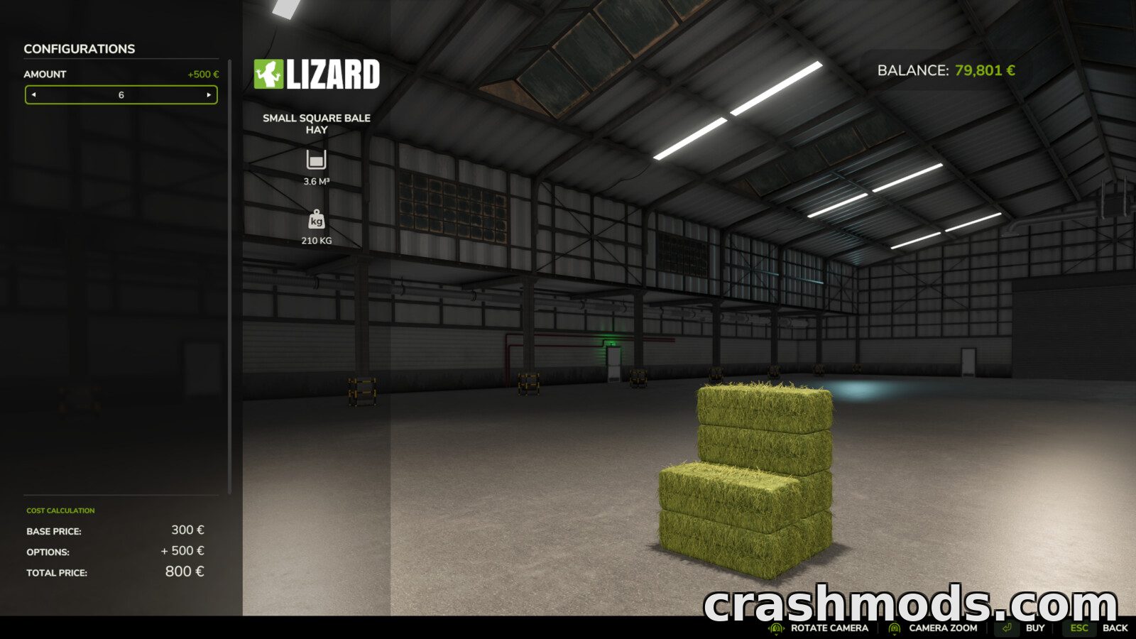 Buyable Small Square Bales – Straw Hay and Grass – screenshot 2