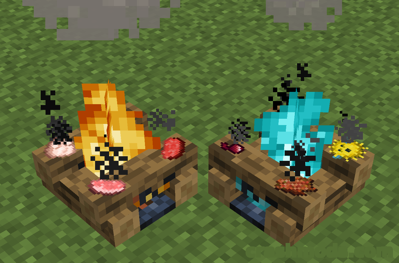 Campfire Backport – Cooking Campfires and Soul Campfires for 1.7.10 – screenshot 2