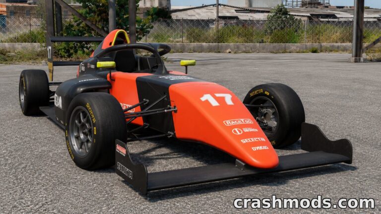 Carbonworks F4 – Formula 4 Single-Seater Race Car BeamNG.drive mod screenshot