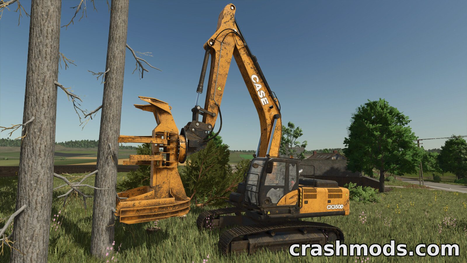 Case CX350D – Standard and Telescopic Excavator Pack – screenshot 3