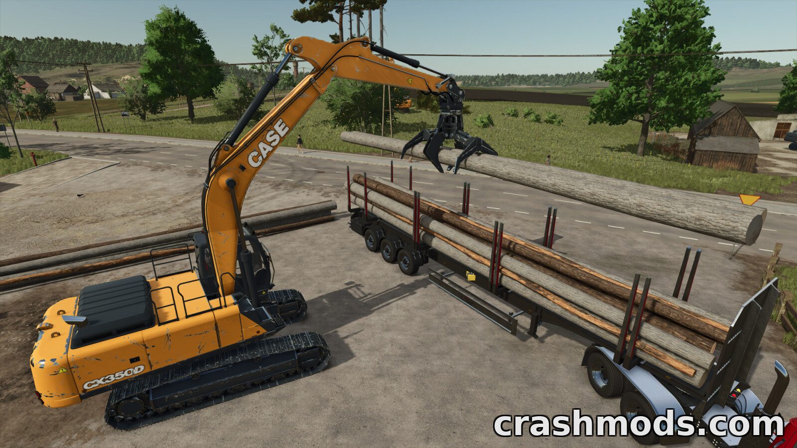 Case CX350D – Standard and Telescopic Excavator Pack – screenshot 6
