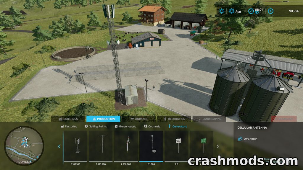 Cellular Antenna – Placeable Income Object – screenshot 3