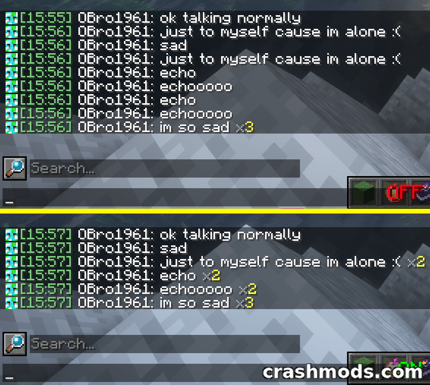 Chat Patches – Client-Side Chat Overhaul With Timestamps and History – screenshot 3