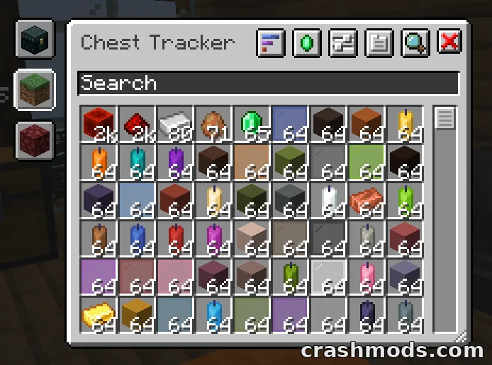 Chest Tracker (Unofficial Port) – Client-Side Item Search Across Your Containers – screenshot 2