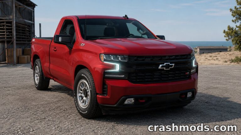 Chevrolet Silverado 2020 UAE4 – Trail Boss and LT Trims BeamNG.drive mod screenshot