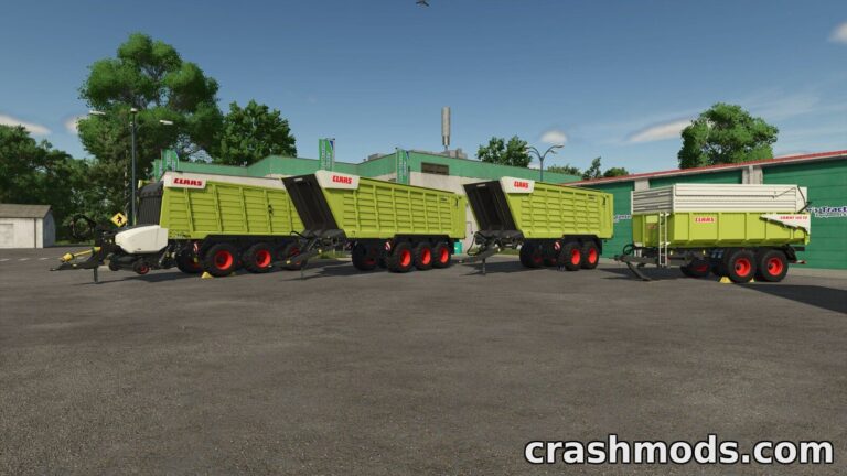 CLAAS / FLIEGL Trailer Pack – Carat and Cargos Trailers Farming Simulator 25 mod screenshot