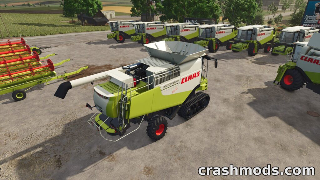 CLAAS Lexion 500 Series – Combine Pack with Vario Headers Farming Simulator 25 mod screenshot