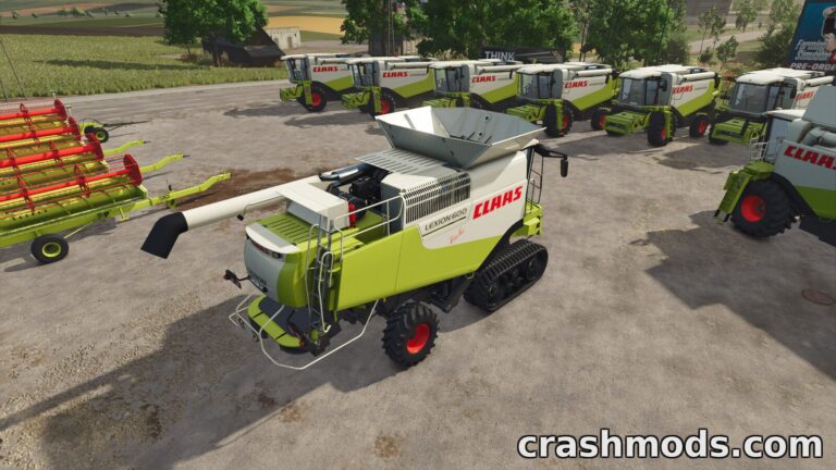 CLAAS Lexion 500 Series – Combine Pack with Vario Headers Farming Simulator 25 mod screenshot