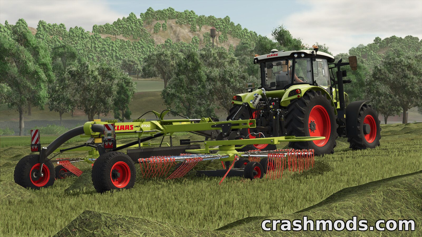 CLAAS Liner 2700 – Two-Rotor Center Delivery Rake – screenshot 2