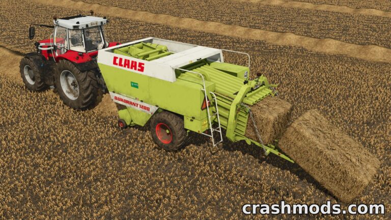 CLAAS Quadrant 1200 – Square Baler Farming Simulator 25 mod screenshot