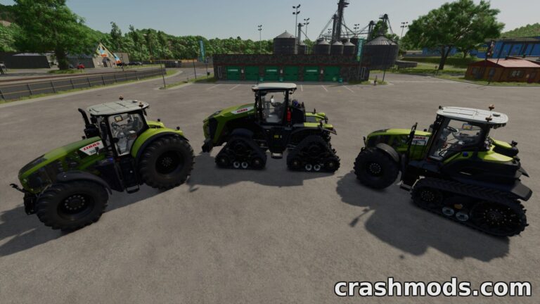 CLAAS Tractor Pack – Axion 900, Axion 960tt and Xerion 12 Farming Simulator 25 mod screenshot