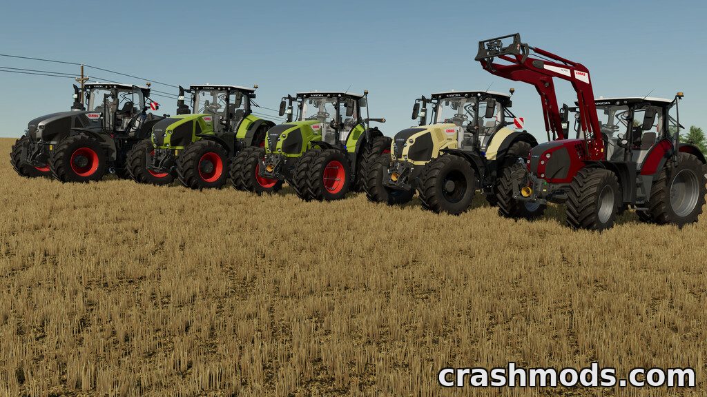 Claas Tractors Package – Arion 600 to Axion 900TT Farming Simulator 22 mod screenshot