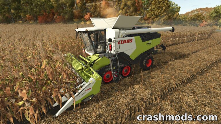 CLAAS TRION 750-720 Pack – Combine and Corn Header Farming Simulator 25 mod screenshot